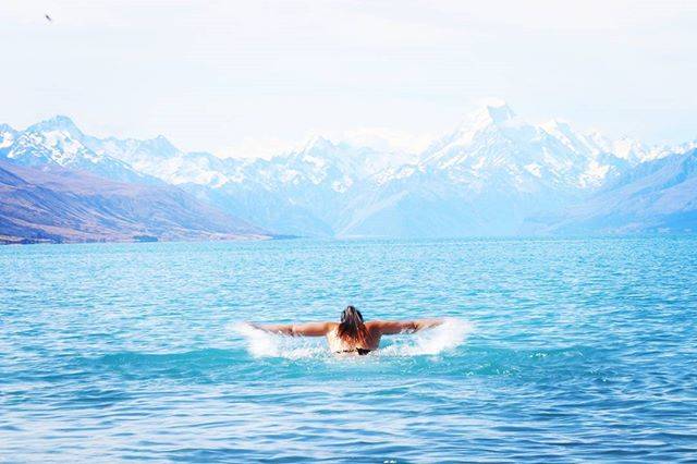 LaurélineさんはInstagramを利用しています:「?? From now on, I've decided to swim in each lake/waterfall/sea/ocean I see ? #NewZealand #SouthIsland #LakePukaki #Lake #Pukaki #BlueWater…」 (26978)