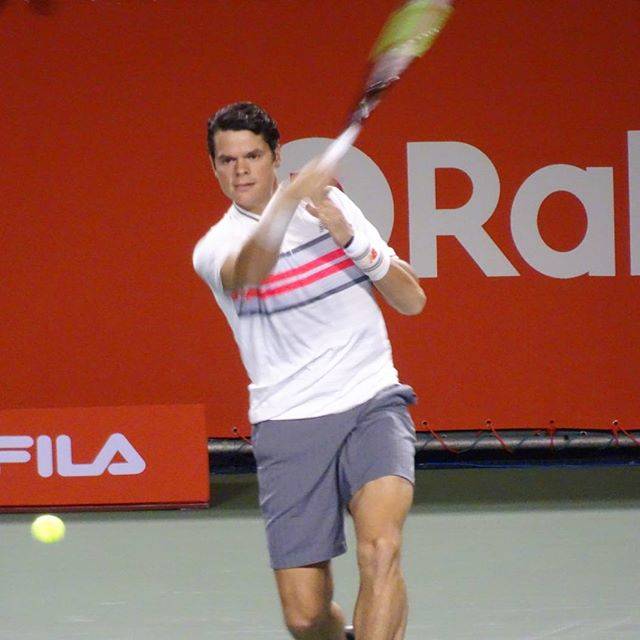 @y_tokyomint on Instagram: “#rakutenjapanopen2017  2017.10.05 #raonic #milosraonic #canada #試合前　#warmingup #ラオニッチ まさかこのあと足を痛めるとは…? せっかく怪我治って東京来てくれたのに… 心配です #サーブ凄かった…” (42849)