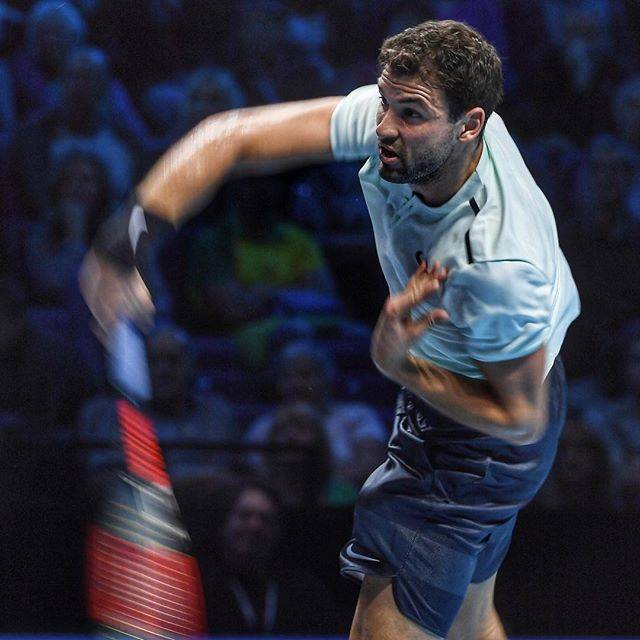 ATP World TourさんはInstagramを利用しています:「There's no slowing @grigordimitrov down today ?.?: @thomaslovelock #NittoATPFinals #ATP #Dimitrov #tennis #London」 (46405)
