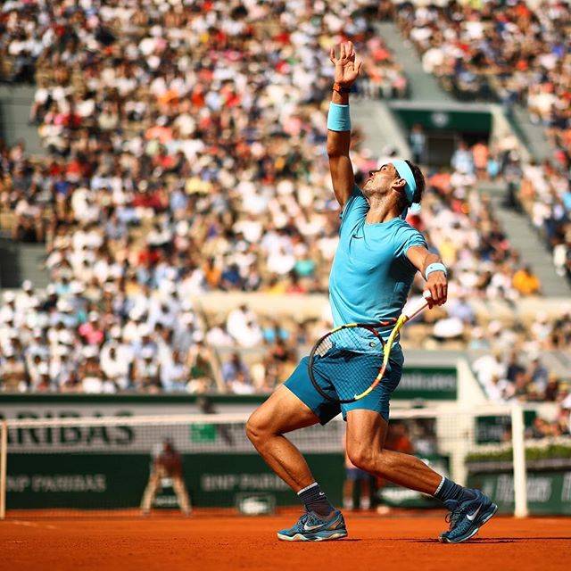 ATP World Tour on Instagram: “Vamos ?.@rafaelnadal roars onto Round 3 at @rolandgarros” (46436)
