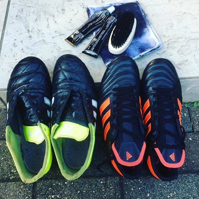 Jun Oga on Instagram: “メンテナンス終了‼︎ 親父は息子のホペイロ? #adidasace151 #adidascopa171  #adidas #adidassoccer #adidassoccershoes #スパイクシューズ #サッカースバイク #ホペイロ #ジュニアユースサッカー…” (53502)