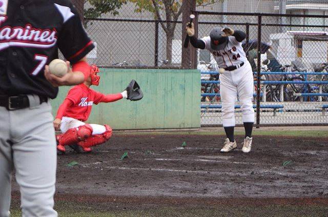 Akiyoshi Miyoshi on Instagram: “インコースのボールをうまく避けてみました。#大道ノリ良し#MPB#錦糸公園#インコース#太ってる頃なら当たってた#新井貴浩並みの避け方#痛いのはイヤ#バッター” (57409)