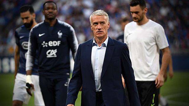 Didier DeschampsさんはInstagramを利用しています:「JOUR DE MATCH⚡️ #CDM2018 #FRAAUS #fiersdetrebleus??」 (61153)
