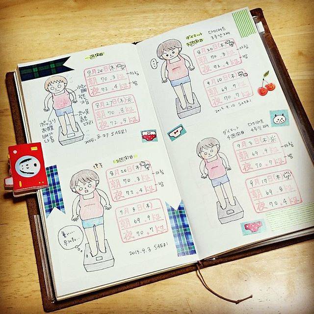 まつもと さえり on Instagram: “(σ*´∀｀) 私の #ダイエットノート です。 これは、一週間ごとに記録してます。 たまには下着の色を変えようかな(笑) みんな赤(笑) * 내 다이어트 노트예요. 이건 일주일마다 기록하는 노트예요. 가끔은 옷을 바꿔볼까 해요 ㅋㅋㅋ * #다이어트 #노트…” (62708)
