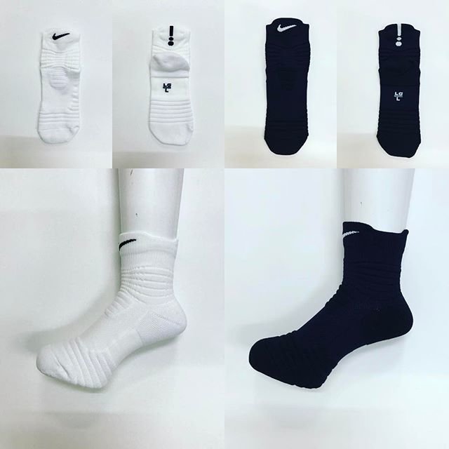 パワーハウス/商品写真 on Instagram: “【ELITE SOCKS】ナイキエリートソックスのショート丈が人気のため再入荷！最近の流行り⁉︎とも言えるショート丈☆カラー:ブラック、ホワイト価格1,700円＋税#nike#バッソク#パワーハウス” (85588)