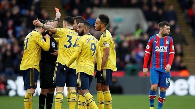 Football Oriented Group on Instagram: “Crystal Palace 1-1 Arsenal  My prediction 1-2 Arsenal win.  The first 20 minutes was definitely all Arsenal however they had slowed down…” (101606)
