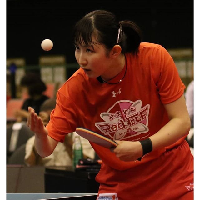 横山達也TatsuyaYokoyama on Instagram: “日本生命レッドエルフ 早田ひな選手@Tリーグ2019-2020シーズン女子開幕戦 日本生命レッドエルフvs木下アビエル神奈川 (2019.8.30 大阪府立体育会館)  公開練習中のひなちゃん！? #卓球 #Tリーグ #T.LEAGUE  #2019-2020シーズン…” (110165)