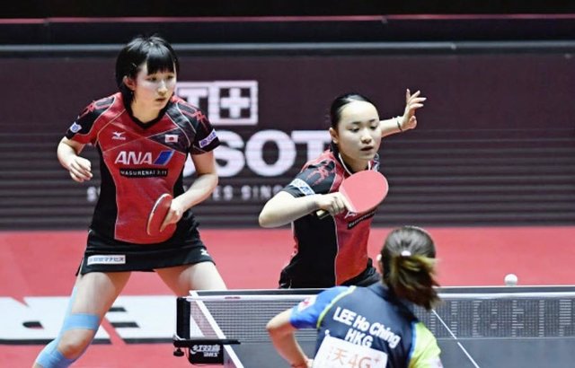 Tomoyuki  Kawamura on Instagram: “*世界卓球 *  さあ始まりました、世界卓球女子ダブルス！  最強日本16才コンビは、伊藤美誠&早田ひな  そして早田選手はバリバリの北九州っ子(希望が丘高校)！こりゃ応援するしかない‼  強敵との闘いを楽しんで最高のゲームをしてください♪ (^3^)/ #伊藤美誠 #早田ひな…” (111418)