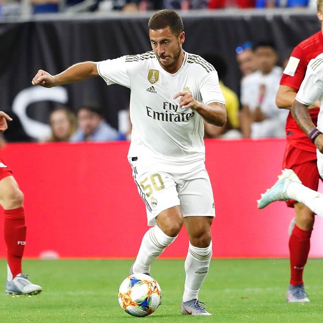 サッカーキング on Instagram: “. Wear a White Shirt （2019.07.20） . ?Photo by Tim Warner/International Champions Cup/Getty Images . #アザール #EdenHazard #Hazard #レアルマドリード…” (114124)