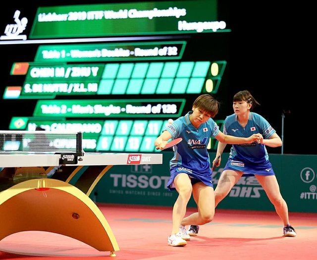 スポニチ写真部公式インスタグラム 工事中 on Instagram: “〈世界卓球・男子女子ダブルス2回戦〉ダブルスは男女ともに2回戦が行われ、張本・木造組、伊藤・早田組、佐藤・橋本組が3回戦に勝ち進んだ（撮影・吉田　剛） #卓球 #tabletennis #世界卓球 #ittfworlds2019  #張本智和 #木造勇人 #森薗政崇 #大島祐哉…” (119266)
