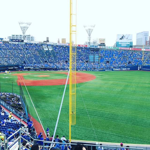 Shojun Miyamoto on Instagram: “今日はここから！ホームラン判定は任せろ！！#baystars #ホームラン判定” (123919)