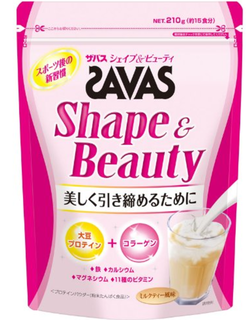 Amazon.co.jp｜ザバス シェイプ&ビューティ ミルクティー風味【15食分】 210g｜ソイプロテイン｜通販 (6229)