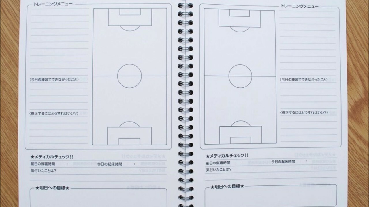 サッカーノートの3つのメリットと書き方とは？上達するには書き残すことが大事！